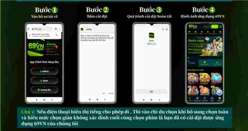 Hướng dẫn các bước tải ứng dụng 69vn trên Android
