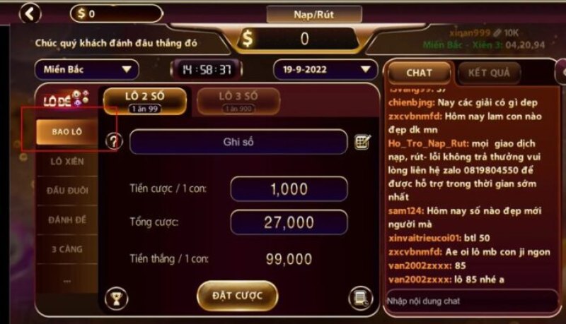 Người chơi thường xuyên tập luyện đánh đề tại 69vn