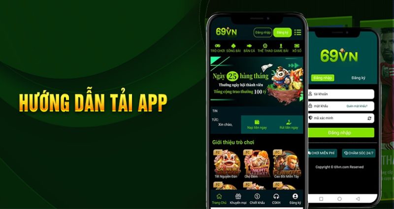 Tải app 69vn cho hệ điều hành iOS và Android nhanh chóng 1 Tải app 69vn mang lại nhiều ưu điểm nổi bật cho người chơi