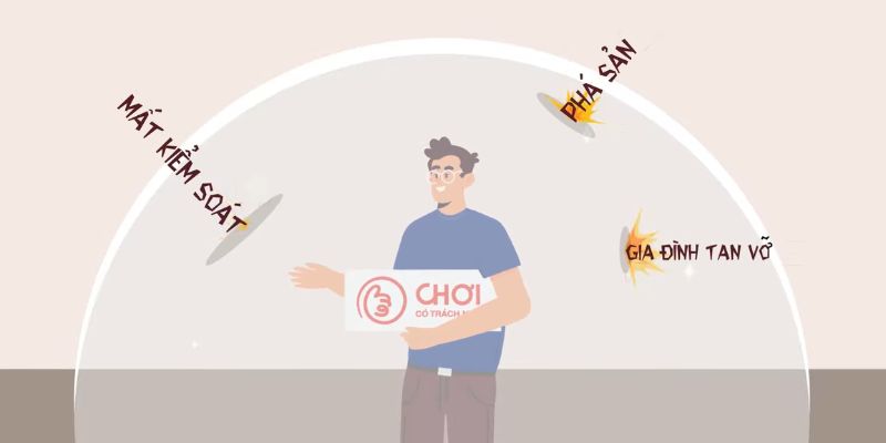 Hậu quả cá cược không trách nhiệm rất nghiêm trọng