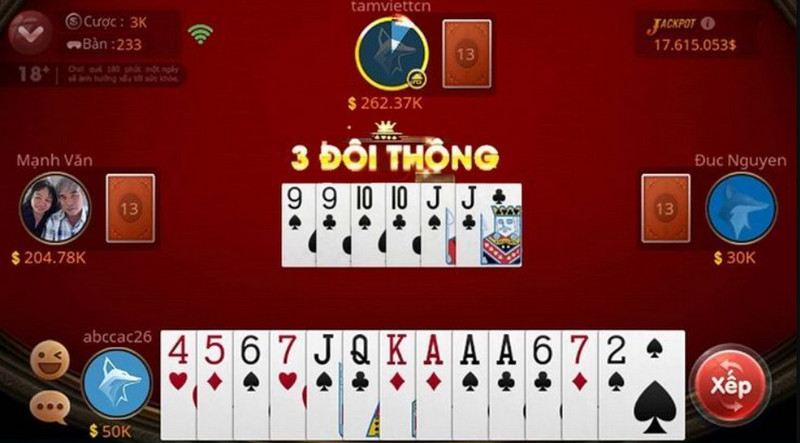 Khái niệm, thuật ngữ xuất hiện trong game tiến lên miền Nam